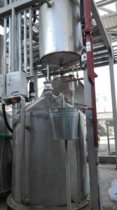 Lavender steam distillation