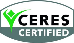 we are certified by ceres
